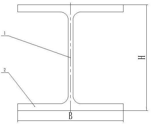 A kind of high-strength light-weight h-shaped steel and its hot rolling forming process