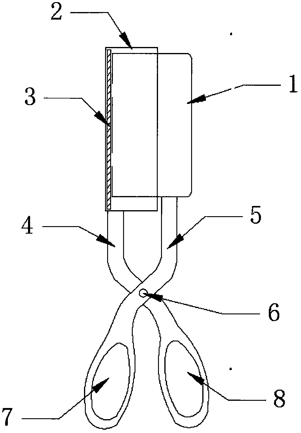 A kind of ointment applicator for burn department