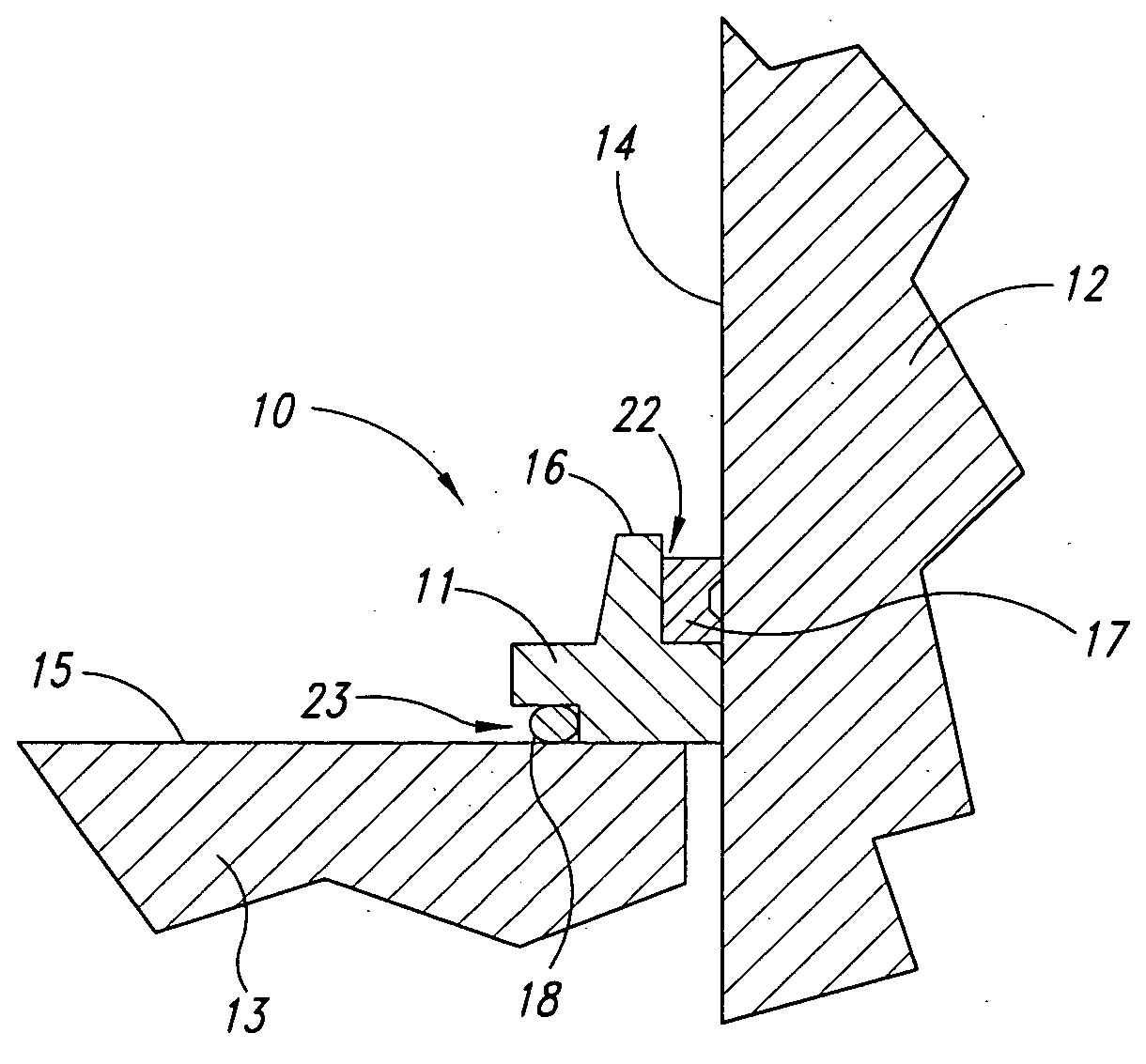 Seal assembly for ultrahigh-pressure vessels