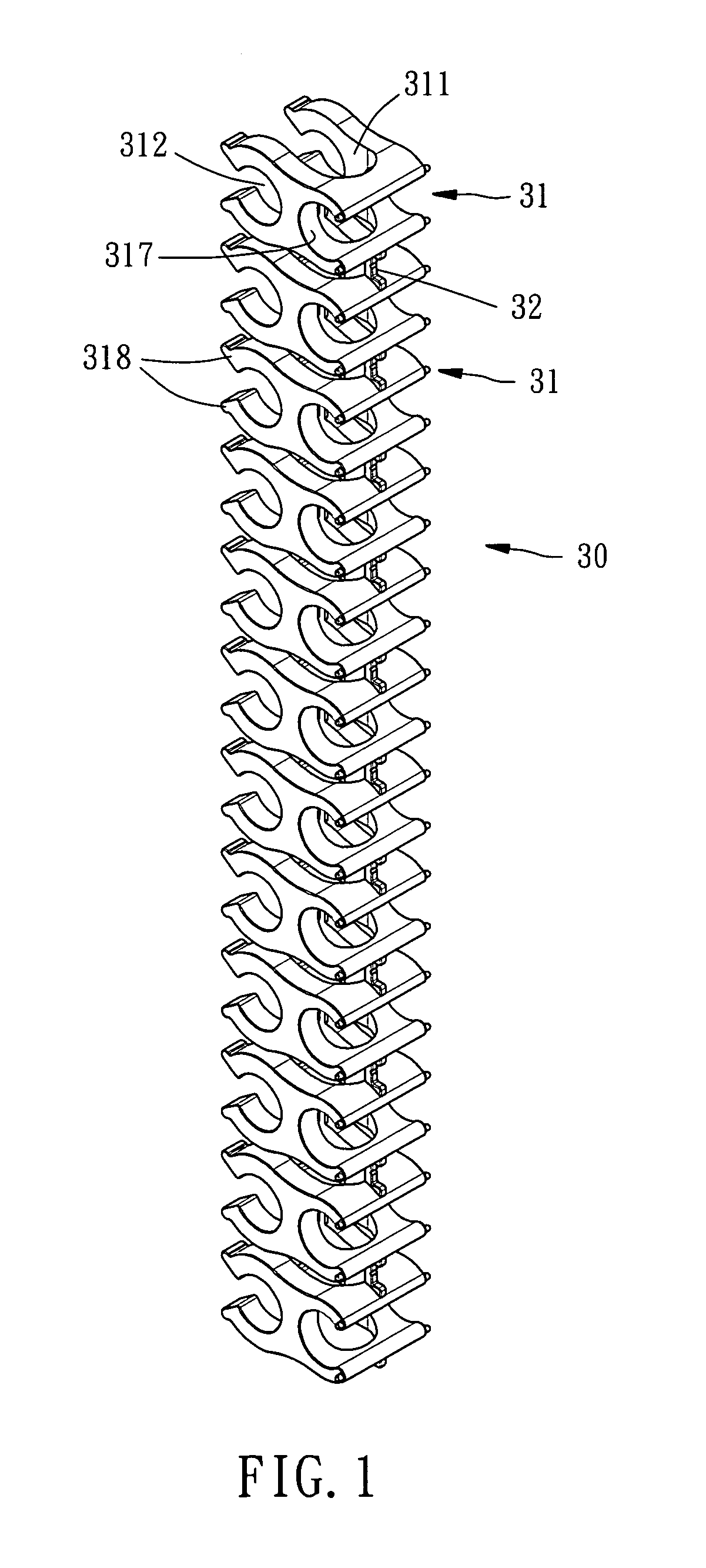 Method of continuously mounting clips to two abutted and crossed rods