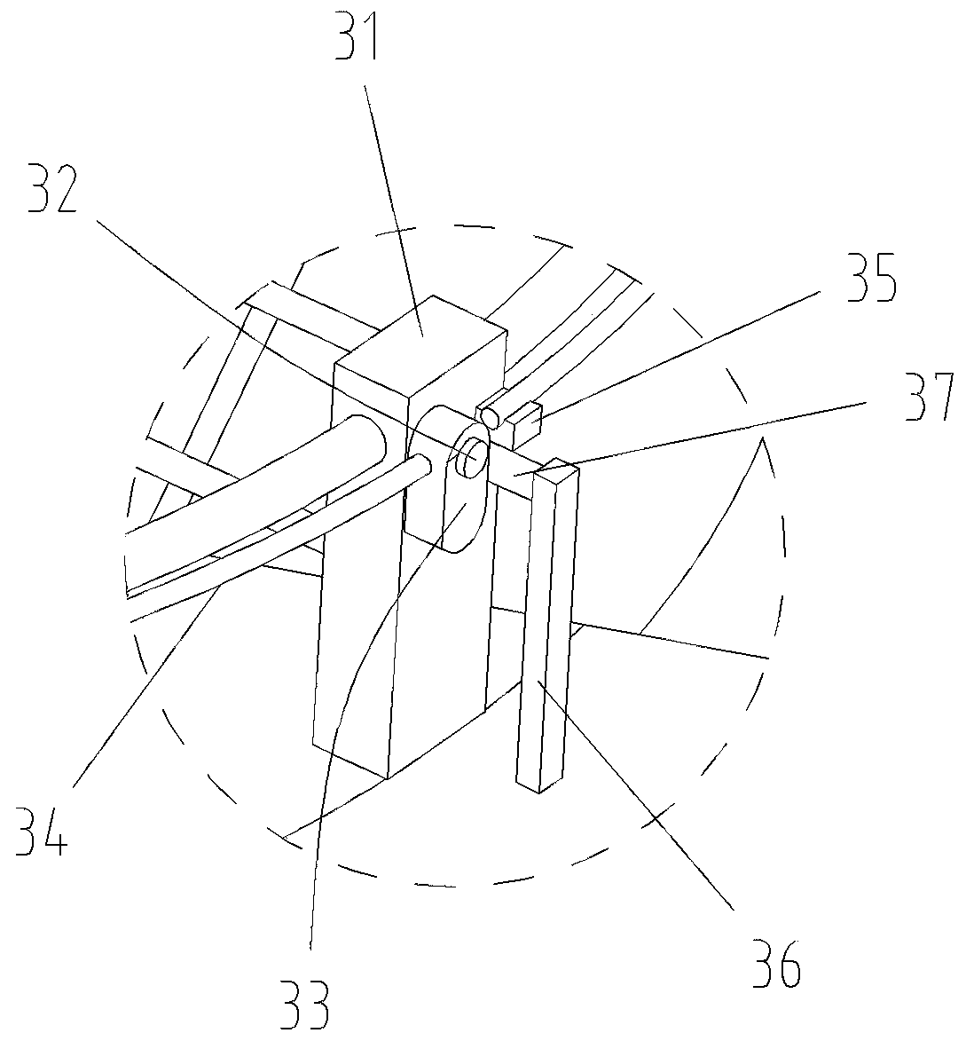 Rotating disk type milking robot