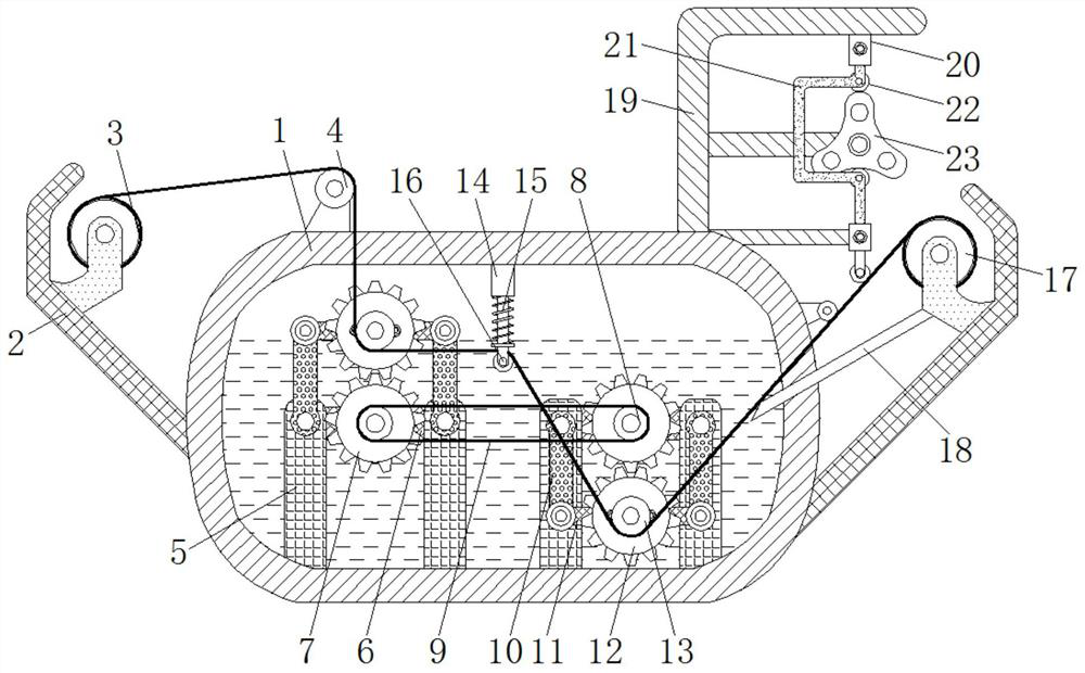 Cloth dyeing auxiliary device capable of avoiding uneven dyeing caused by dye precipitation