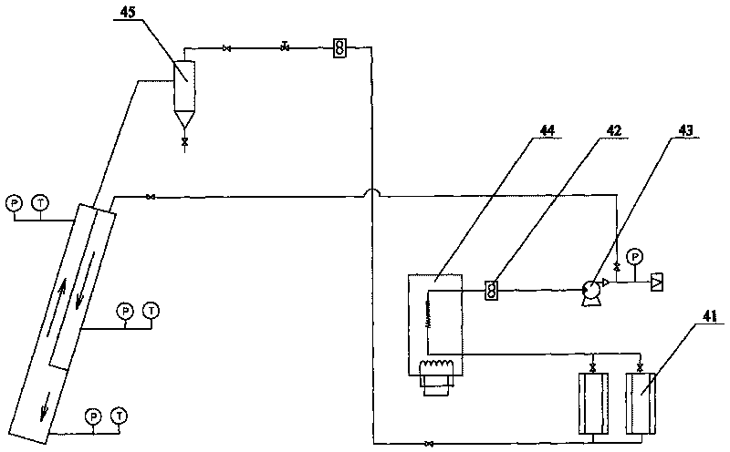 Simulation experiment device for migrating rock cuttings with circulation of deepwater drilling fluid and stabilizing well wall