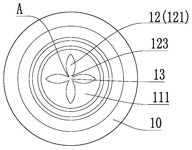 Spraying water outlet device and shower head