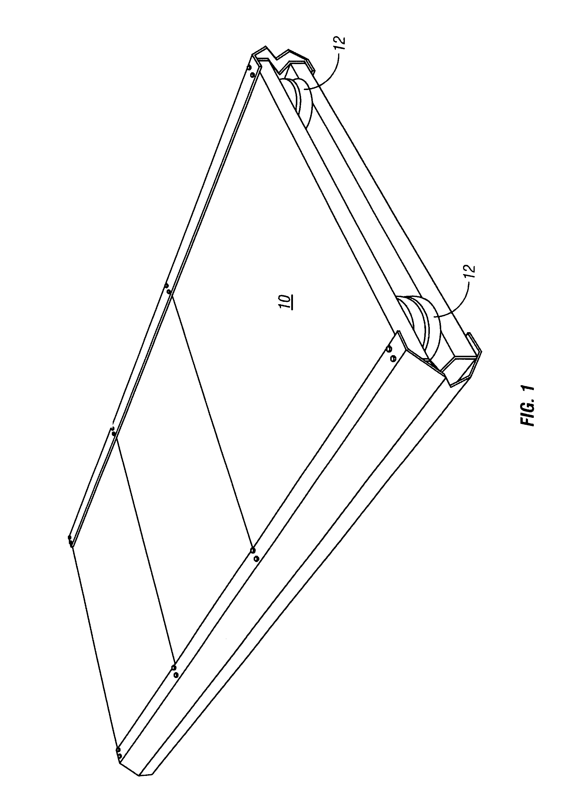 Movable baffle columns for use with air handling units