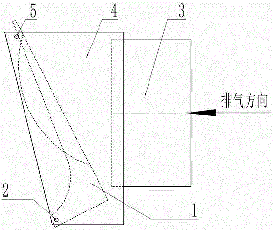 Flow guide non-return device