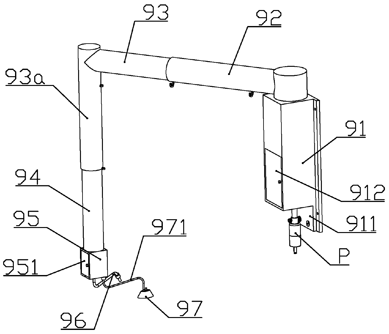 A kind of multifunctional patient oxygen inhalation equipment