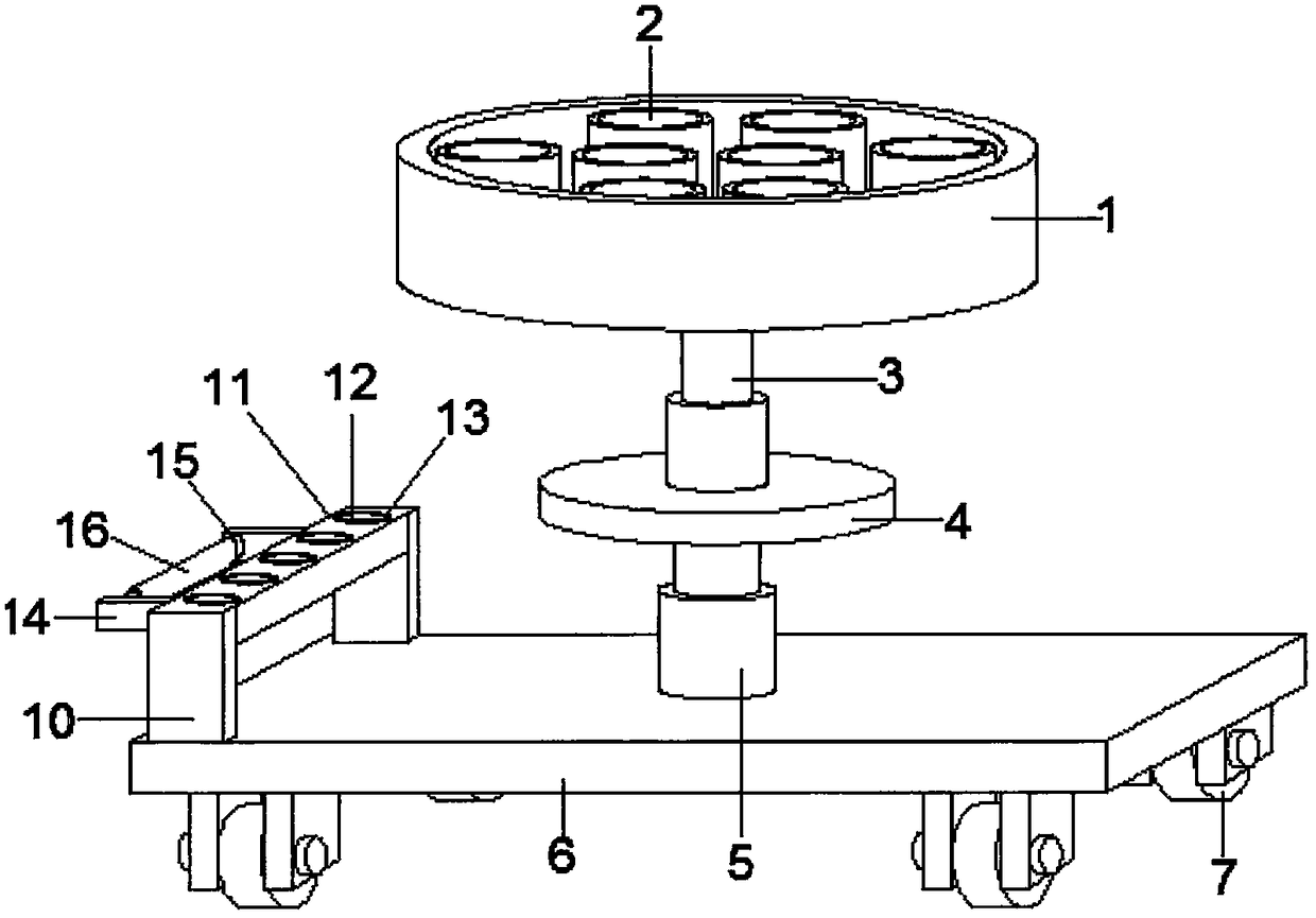 Agricultural liftable fruit picking device