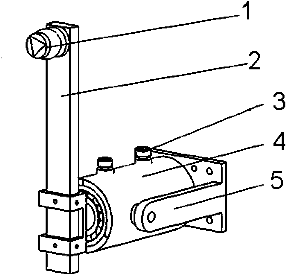 Numerical control machine tool translational shaft geometric error measuring device and measuring and identifying method