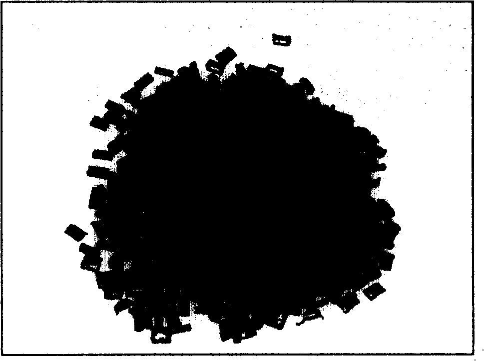 Asphalt road surface reinforcing material