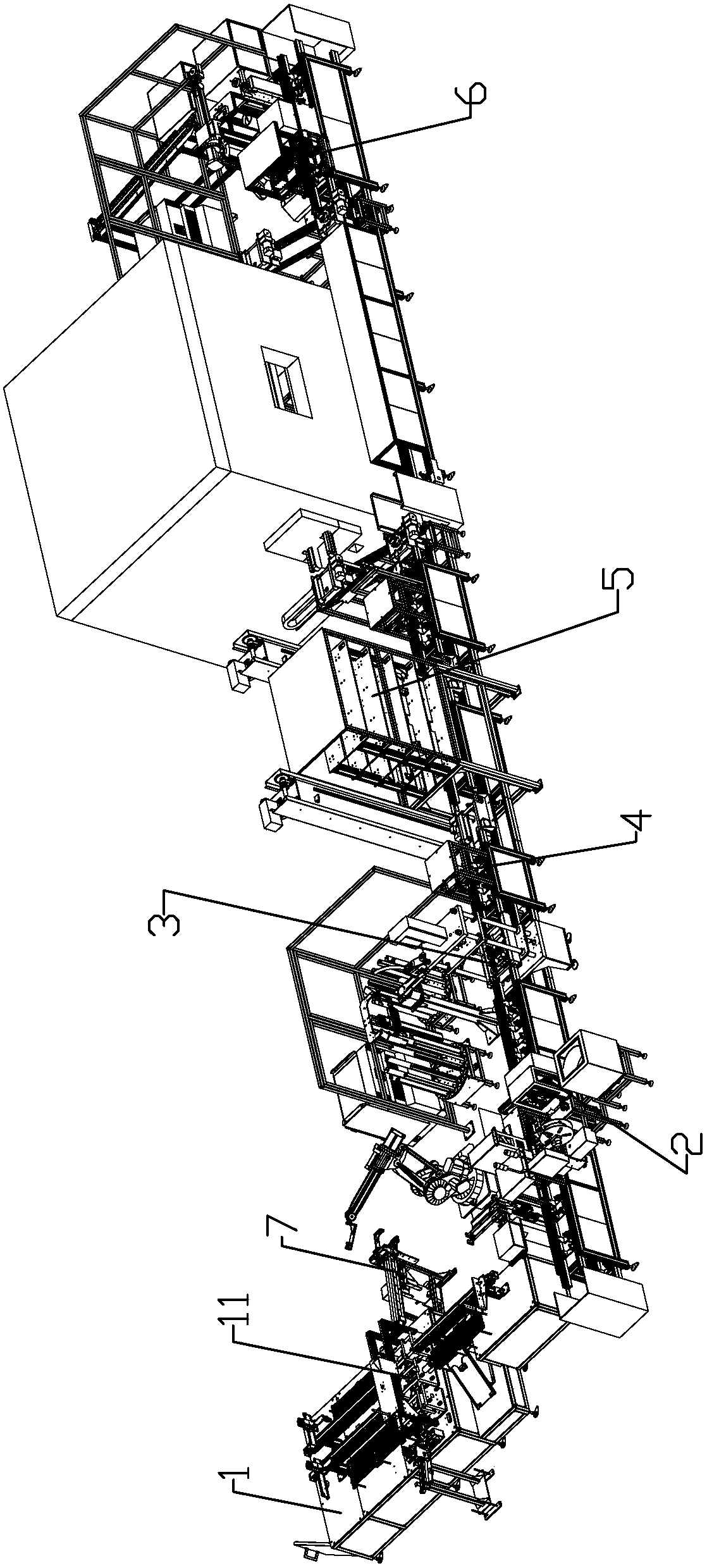 An automated motor assembly line