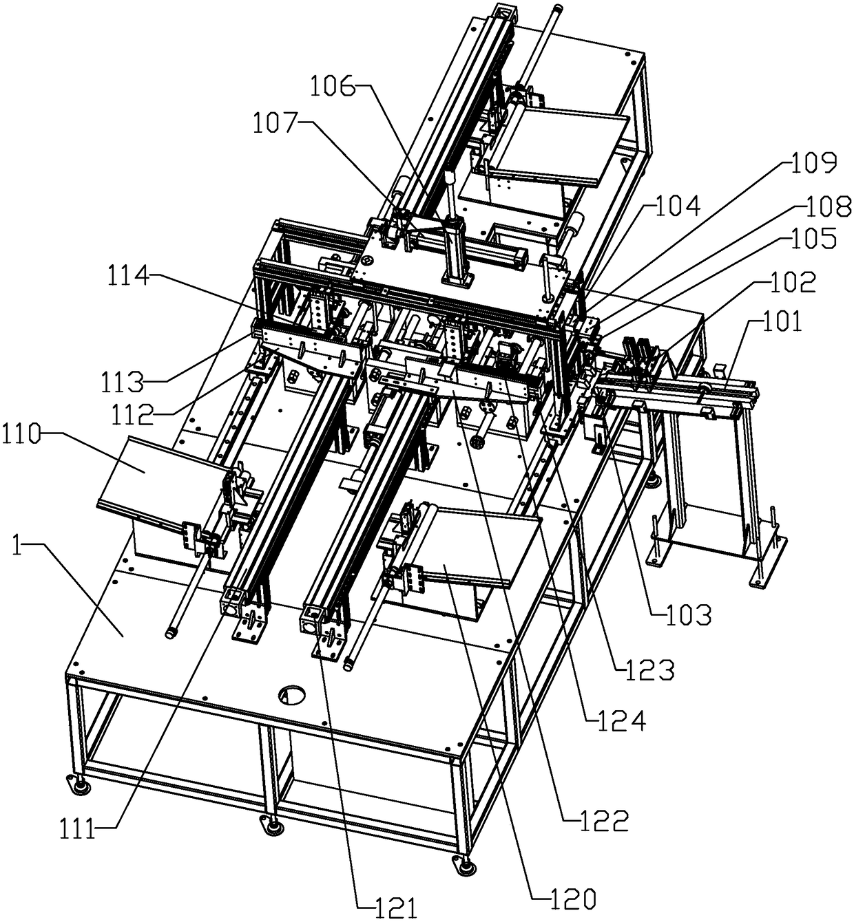 An automated motor assembly line