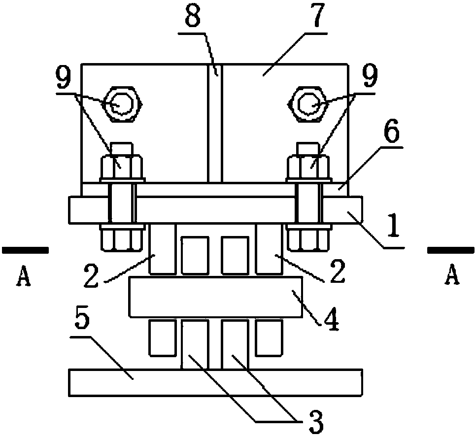 One-way eccentric hinge support and its use method