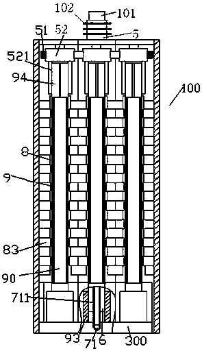 A fast and controllable exhaust gas treatment device