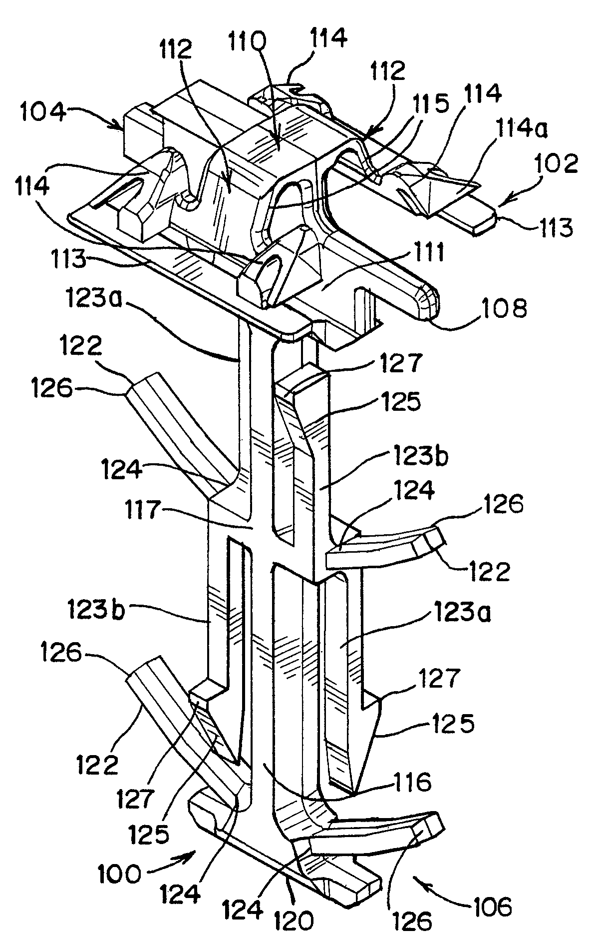 Muntin clip