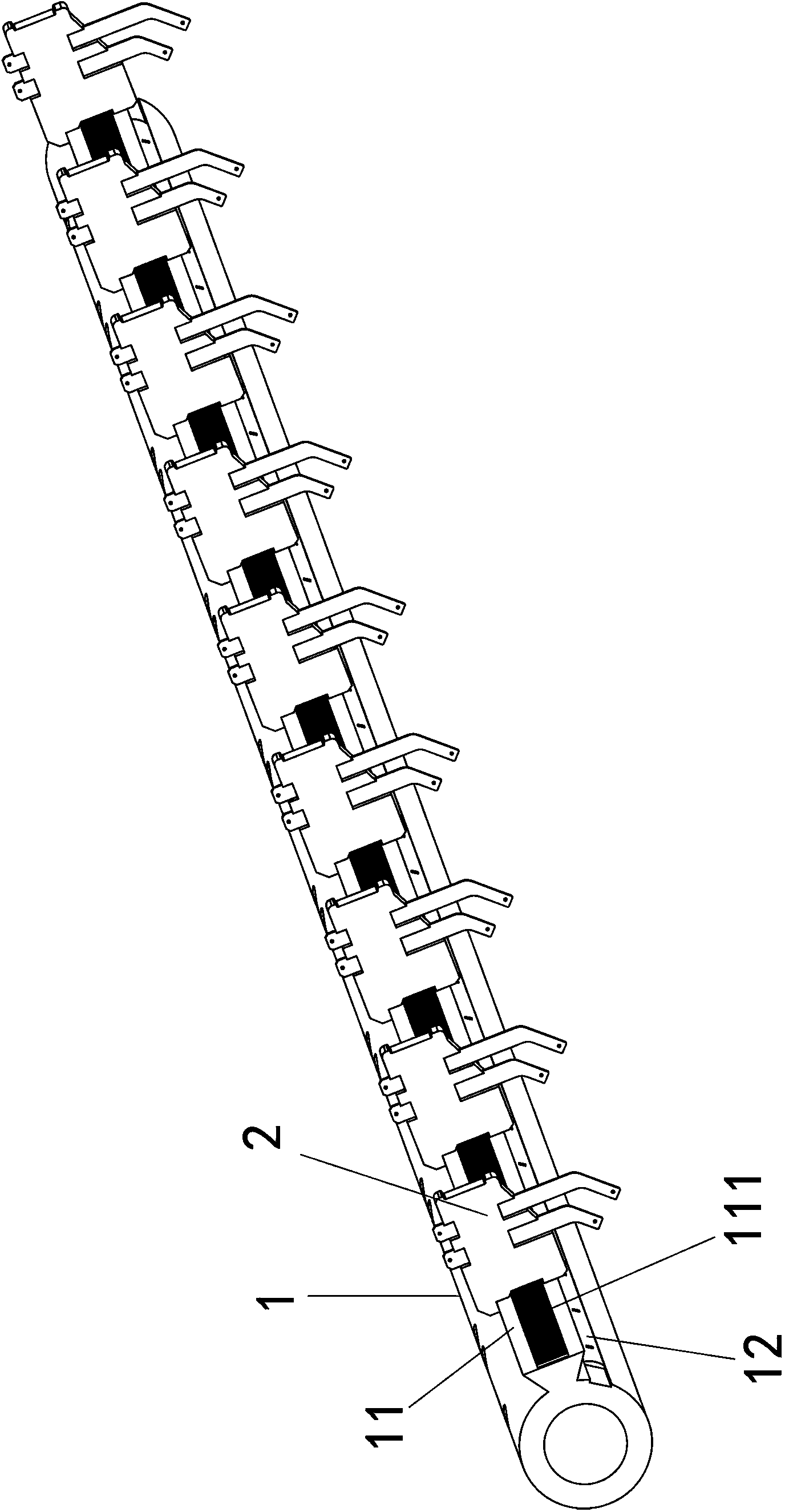 Trademark cutting mechanism