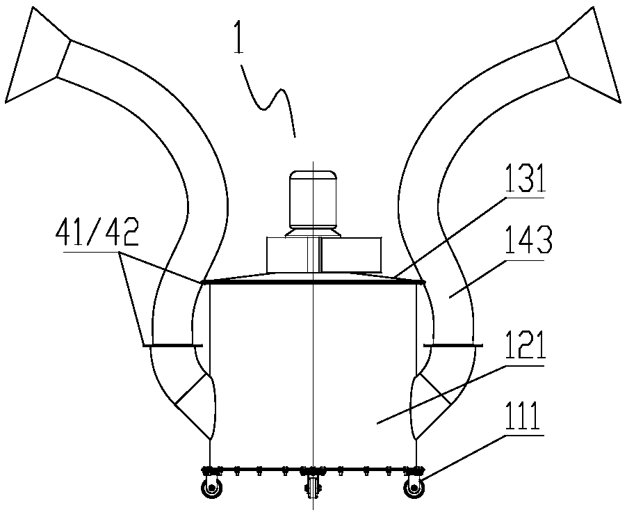 Module-assembly welding fume dust remover