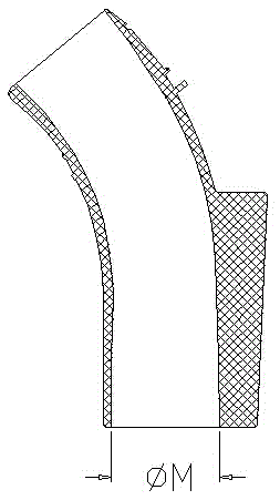 Elbow injection mold