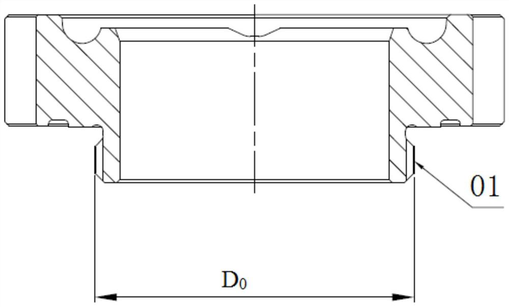 A measuring tool and method for spline addendum circle diameter of disc gear