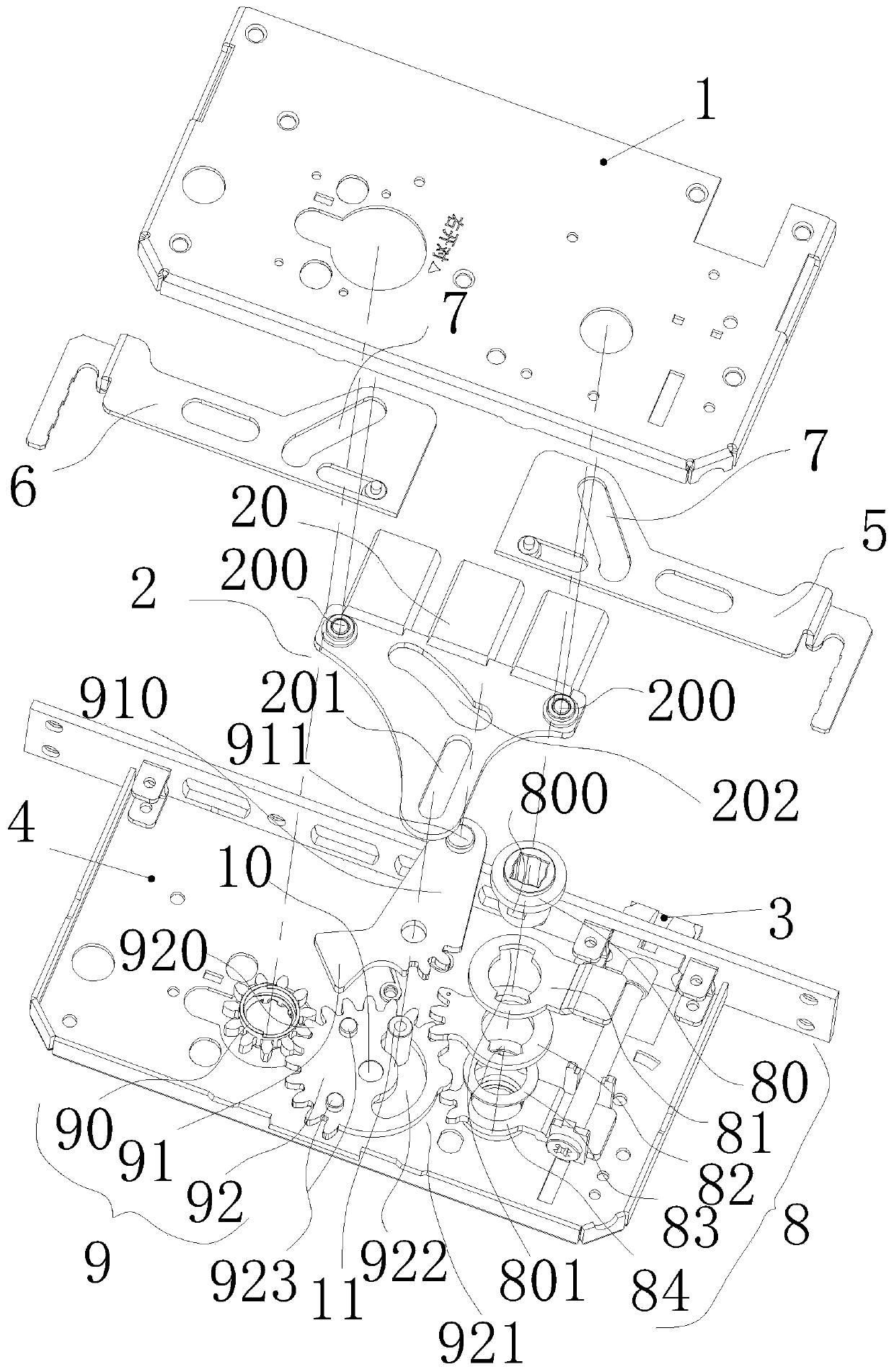 Full-automatic lock body