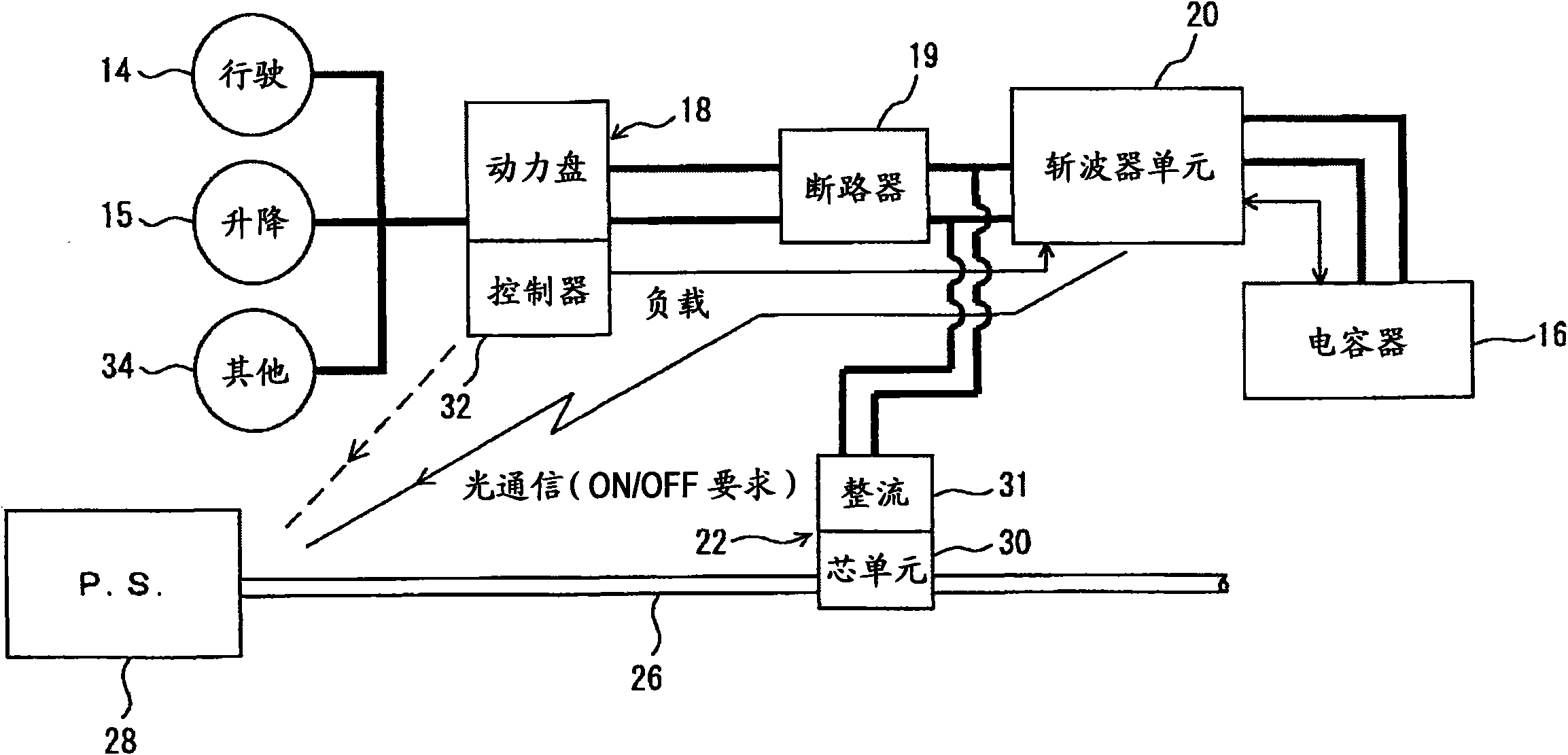 Running vehicle system and non-contact power supply method for running vehicle