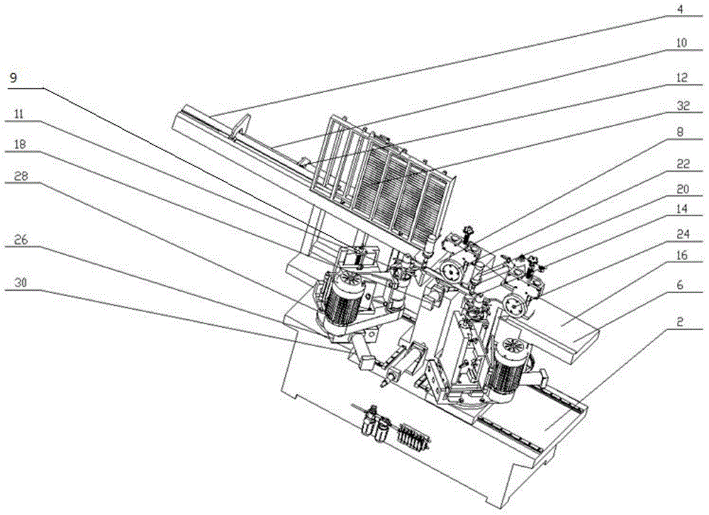 Automatic tenoning machine