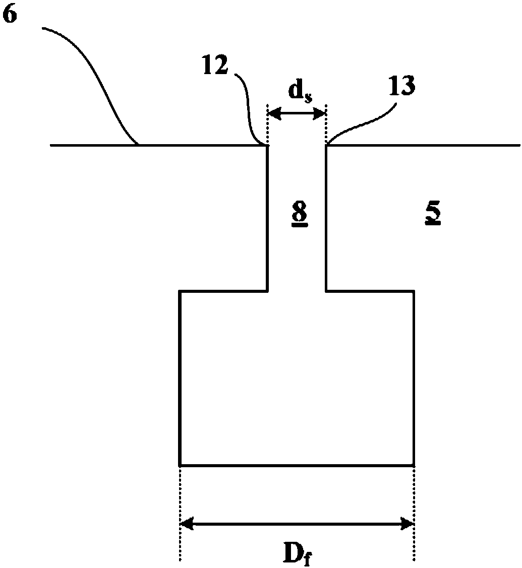 Tire having improved wear properties and improved rolling resistance