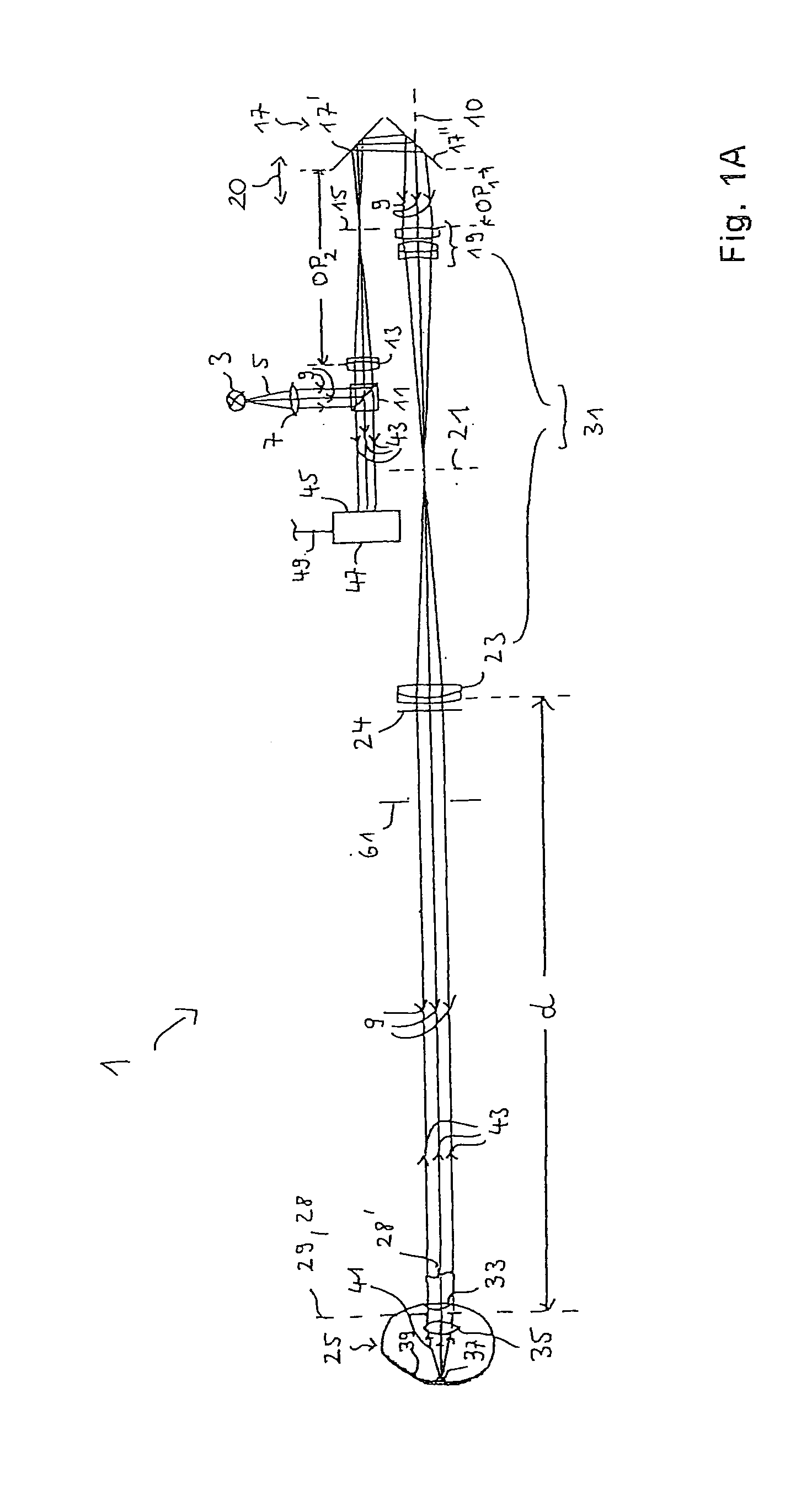 Measuring system for ophthalmic surgery