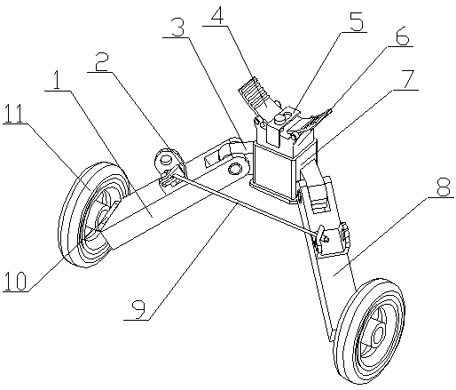 Large-caliber pipe fitting translation device