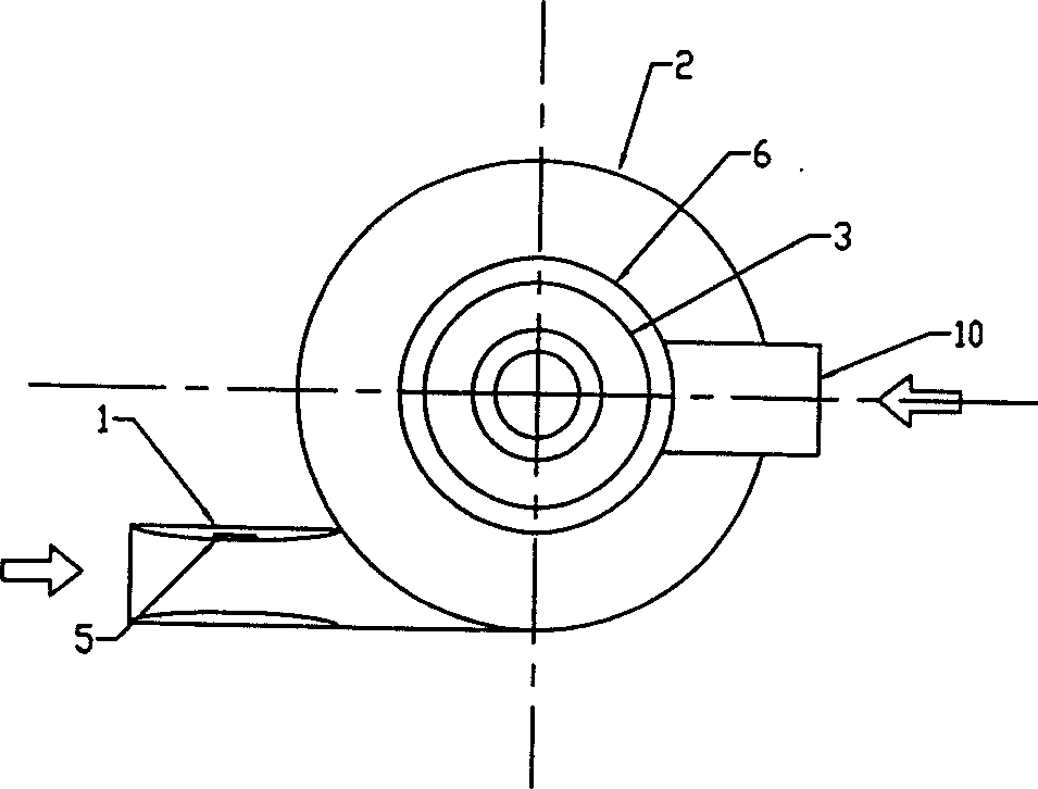 Fluidized bed boiler with multifunctional cyclone separator