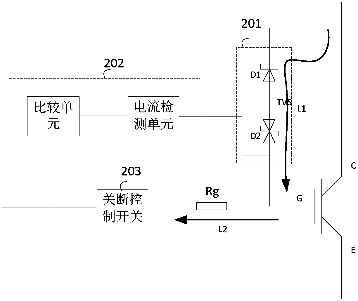 Active clamp voltage stress suppression circuit of power switch, active clamp voltage stress suppression method of power switch and driving circuit of power switch