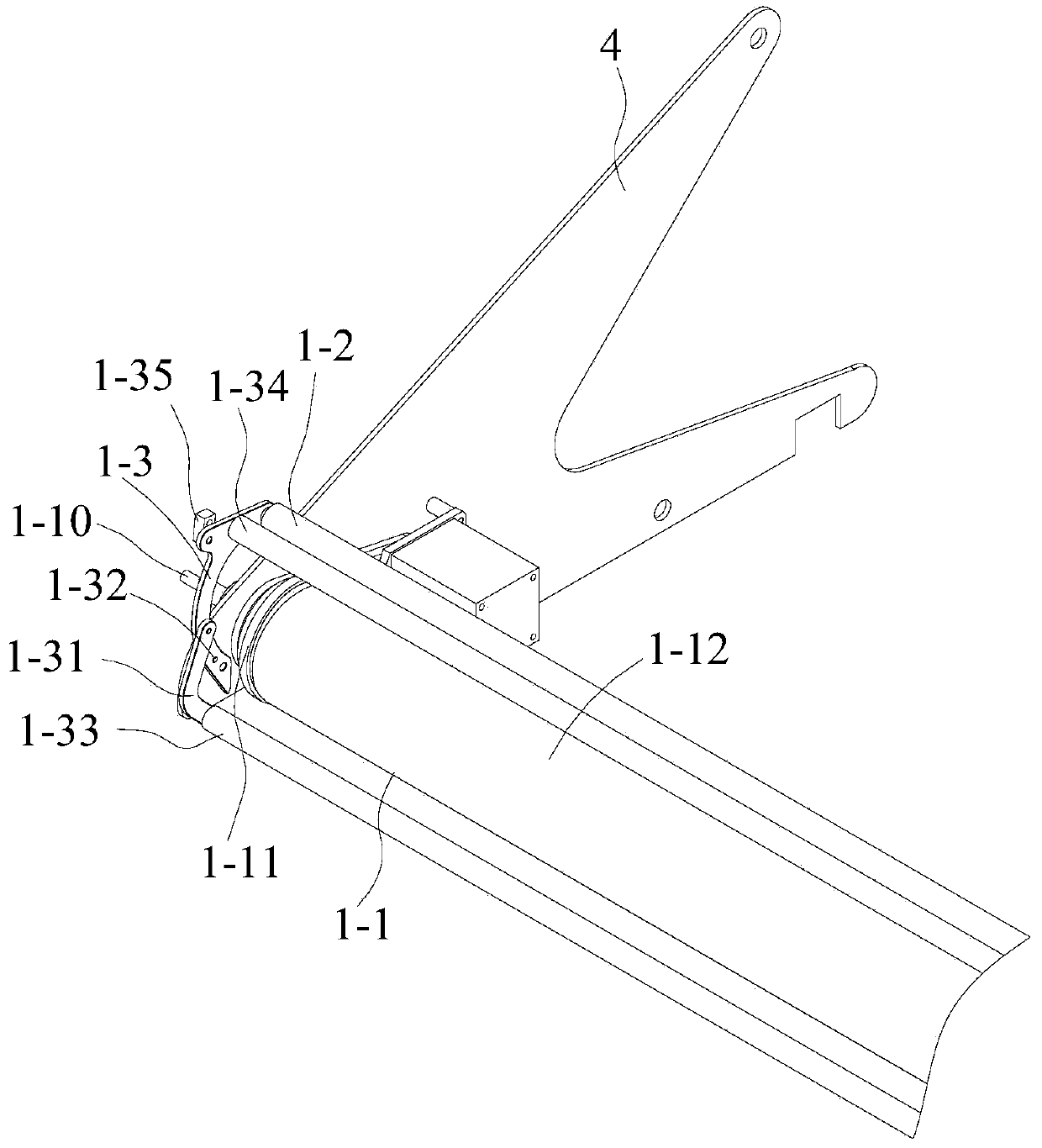 Cloth paving machine