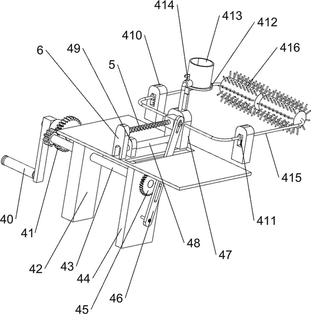 Field manual barbecue device