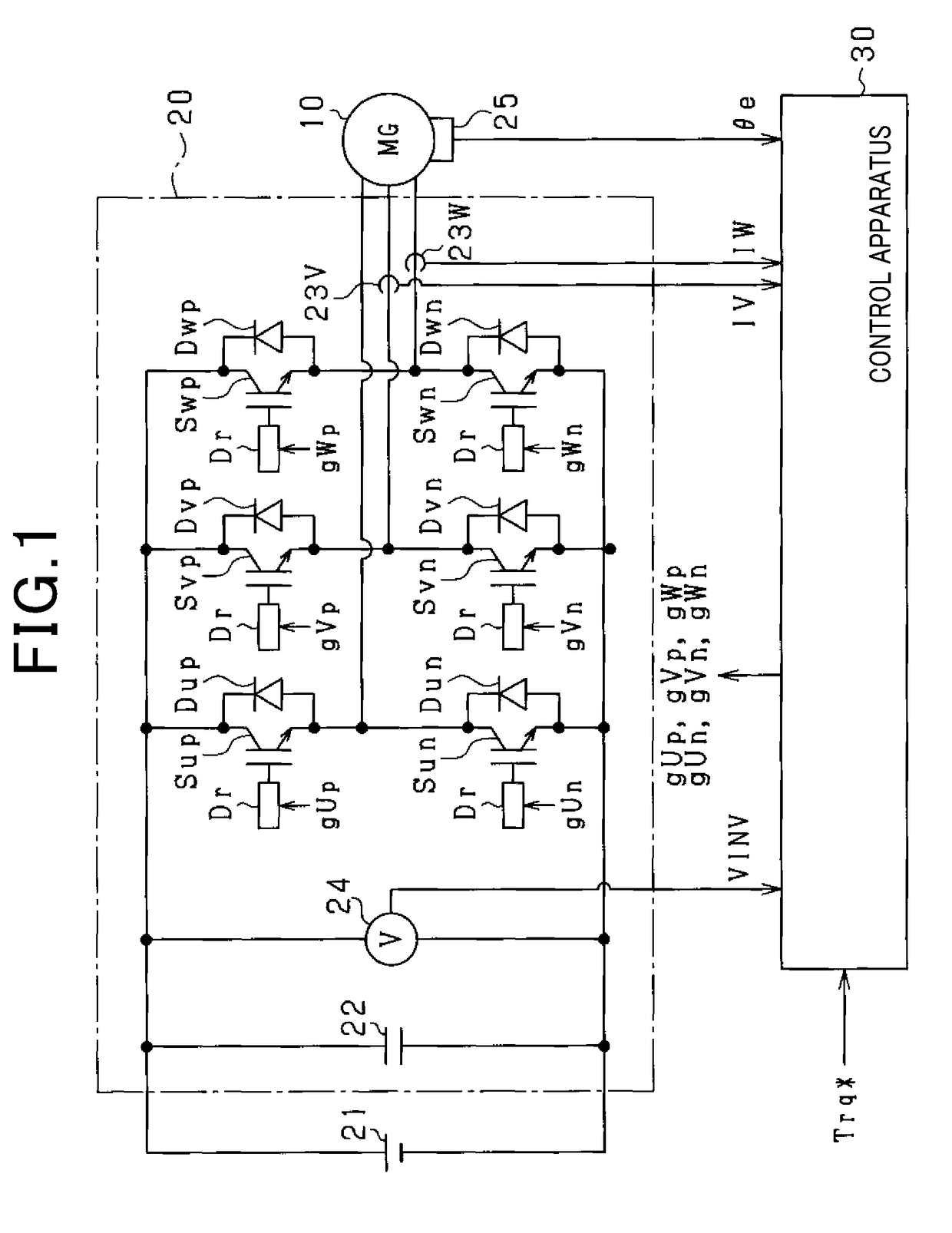 Control apparatus for rotating electric machine