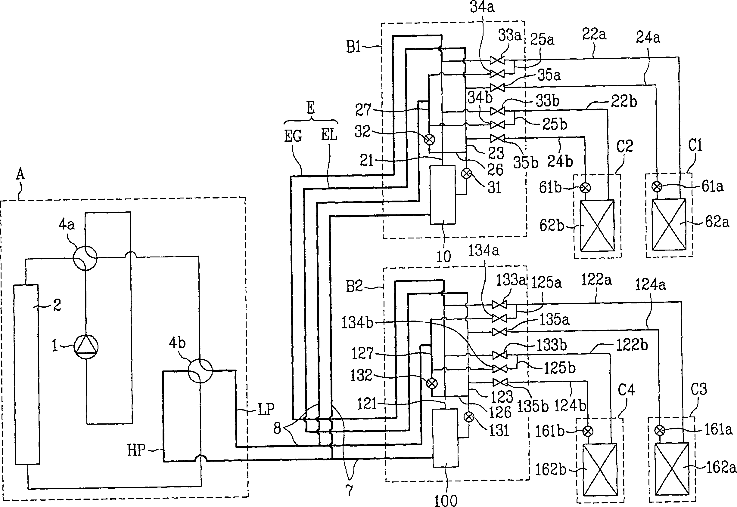 Multi-unit air conditioner