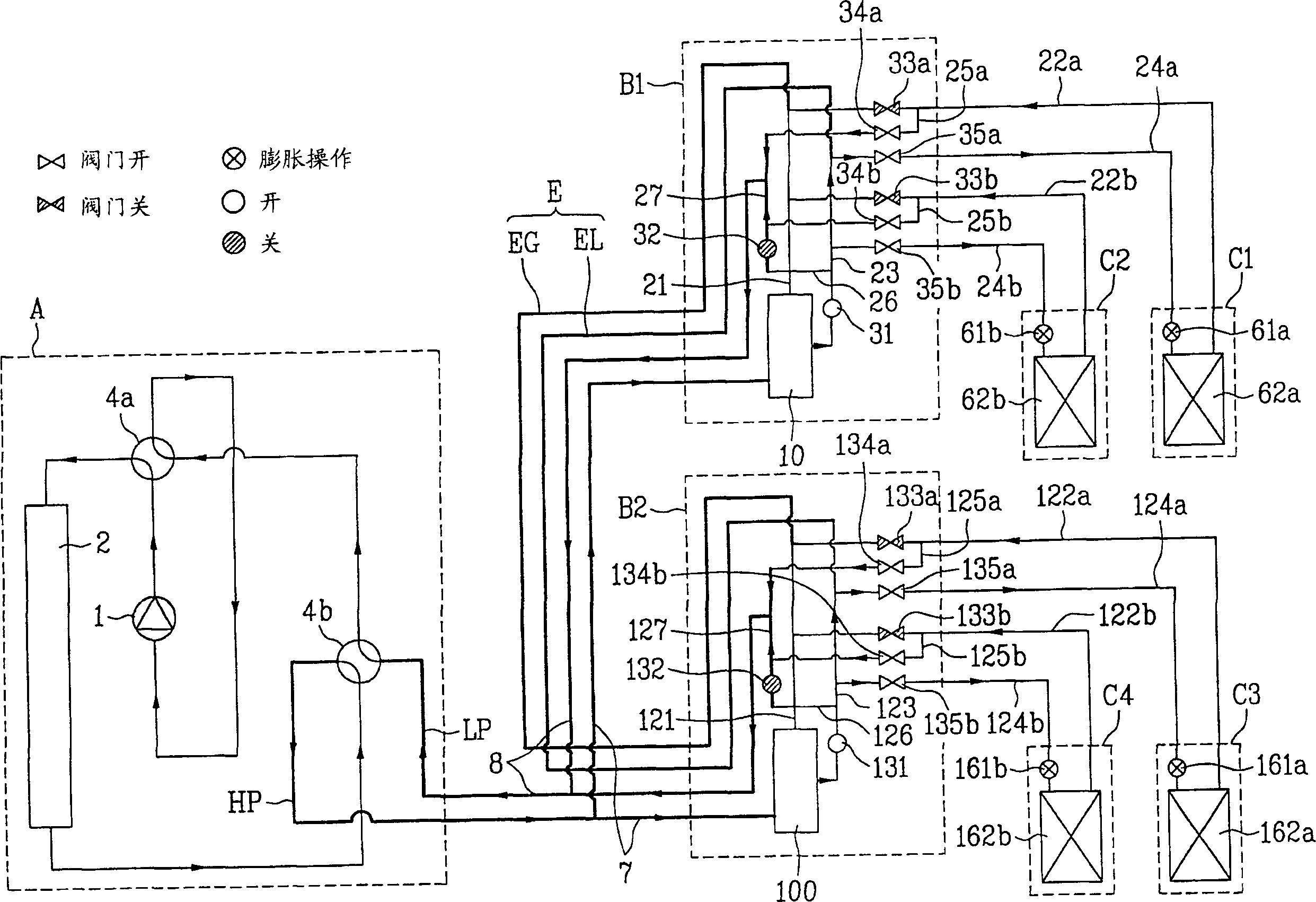 Multi-unit air conditioner