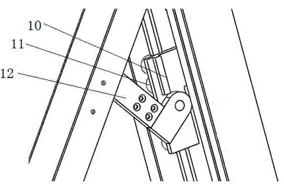 Energy-saving and environmental protection safety window that opens outwards and turns inwards