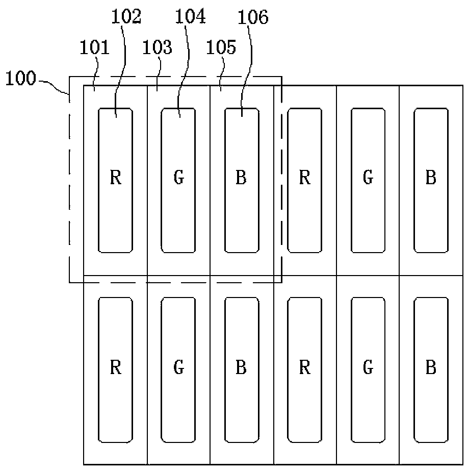 A pixel structure and an organic light-emitting display using the pixel structure