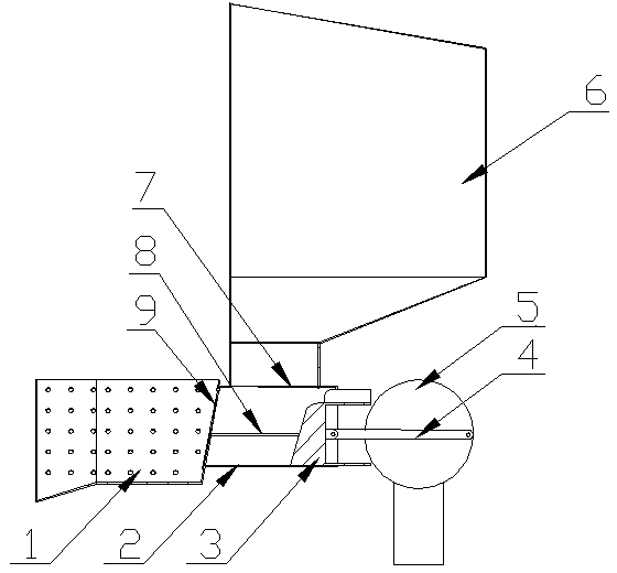 Feeding mechanism of biomass fuel furnace