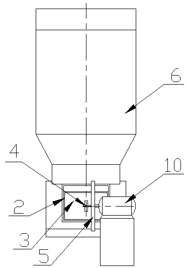 Feeding mechanism of biomass fuel furnace