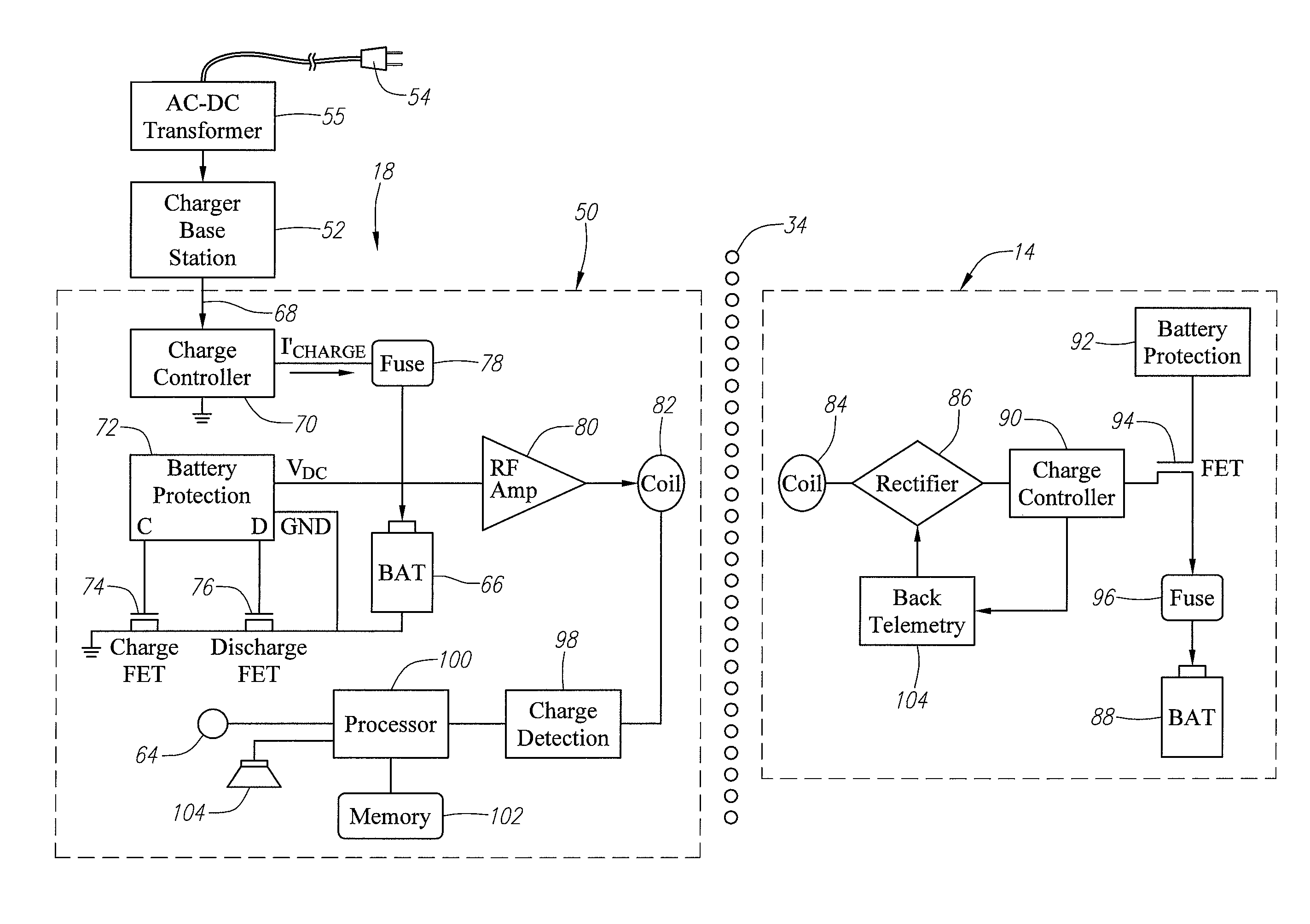 Charger alignment indicator with adjustable threshold