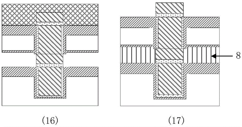 Method for manufacturing three-dimensional capacitively coupled interconnection structure based on through-silicon capacitor