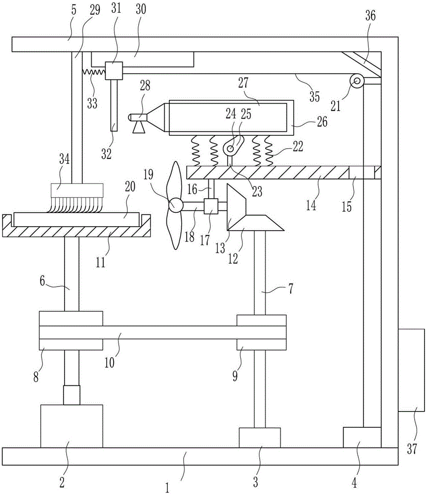 Calculator sterilizing device for office stationary