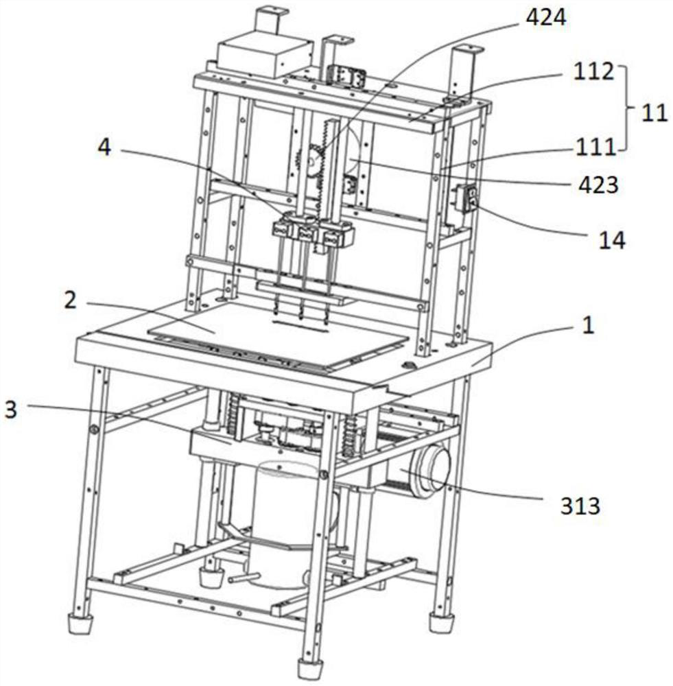 Drilling and threading binding machine