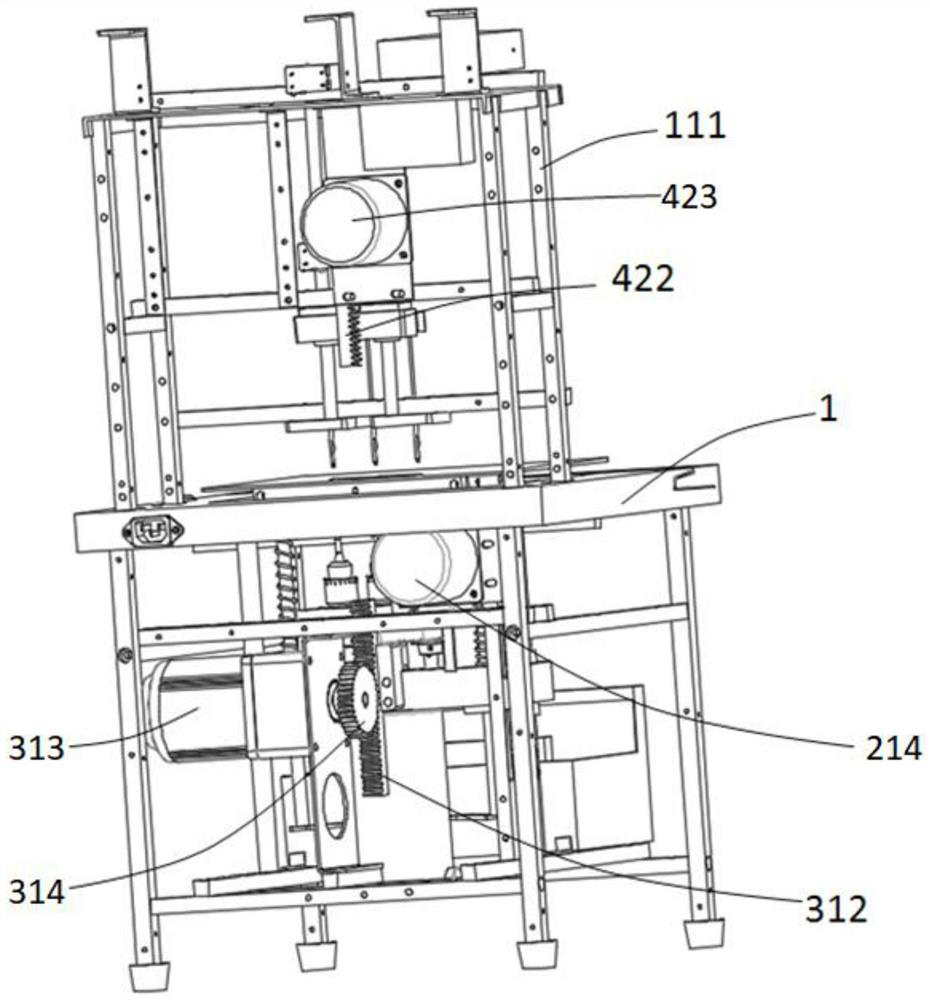 Drilling and threading binding machine