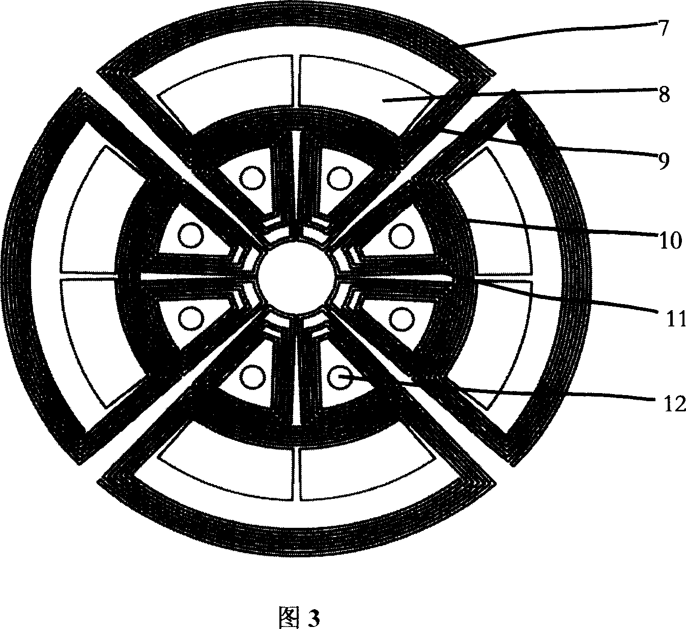 Two-rotor statically stable electromagnetic suspension micro-rotary gyro