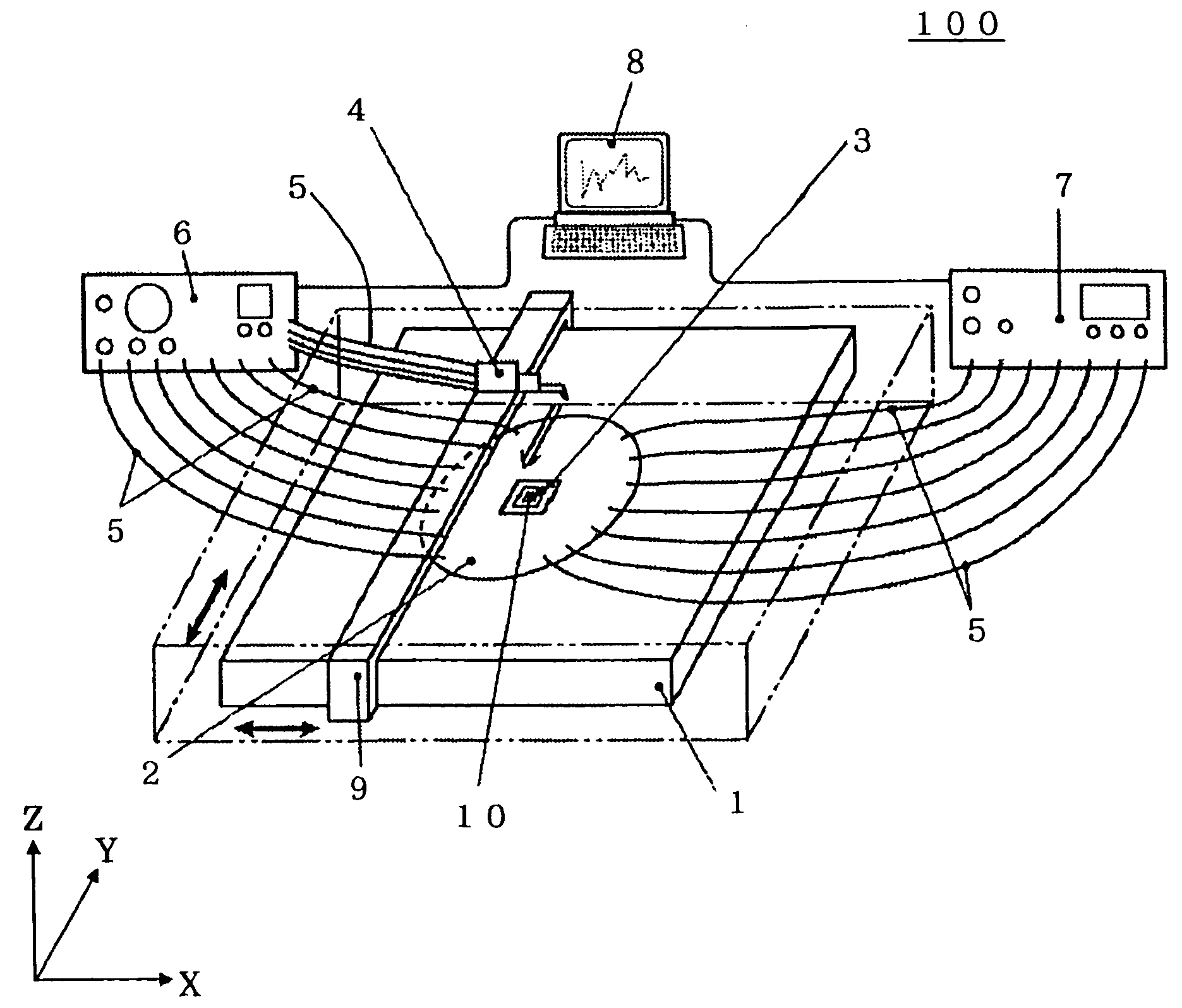 System in-package test inspection apparatus and test inspection method