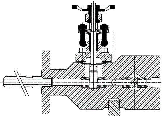 Thermal insulation double-stop discharge sampling valve