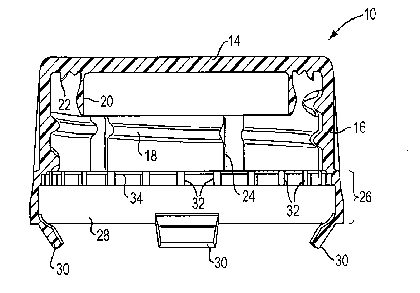 Tamper-evident package with improved opening performance