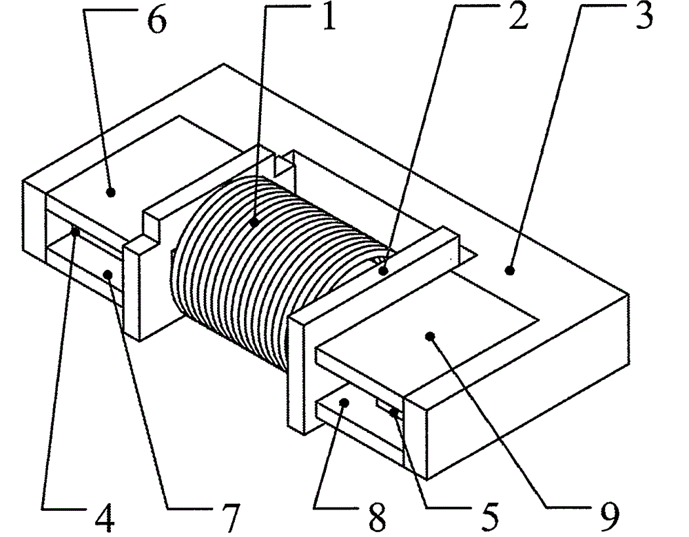 Double-magnet button type self-generating apparatus